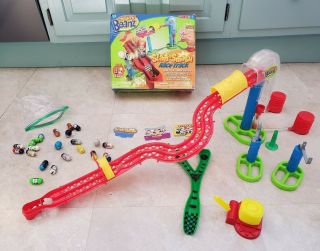 Mighty Beanz Slam N Smash Race Track Set Target Exclusive 2010 - 21 Beans