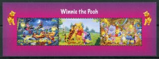 Chad Disney Stamps 2016 Mnh Winnie The Pooh Bear Piglet Tigger Cartoos 3v M/s