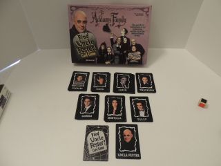The Addams Family Find Uncle Fester Card Game Pressman 1991