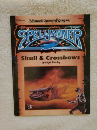 Sja2 Spelljammer Skull & Crossbows Advanced Dungeons And Dragons Tsr 9286
