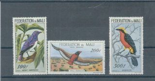 Mali 1960 Mnh Birds Set See