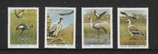 1991 Transkei - Endangered Birds - Full Set Of Four - Unmounted.