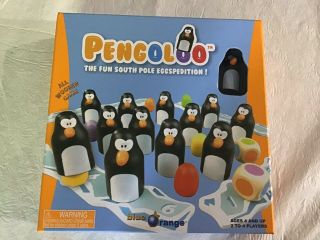 Blue Orange Pengoloo All Wooden Penguin Memory Game Complete,  Ages 4,