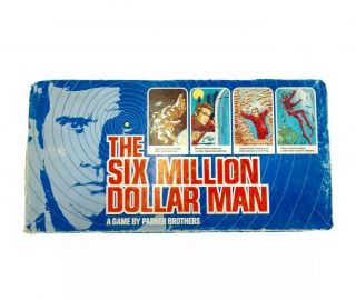 The Six Million Dollar Man Board Game Vintage Parker Brothers Complete 1975