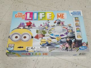 Despicable Me Minion The Game Of Life Board Game 2014 Ages 5 Up 2 To 4 Players