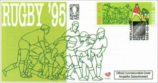 South Africa First Day Cover - No.  6.  14b - Rugby World Cup - 25/05/1995