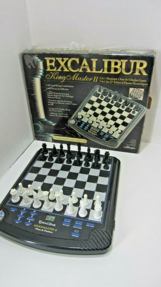 Excalibur King Master Ii 2 Electronic Chess Game
