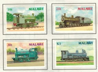 Malawi Scott 498 - 501 In Mh