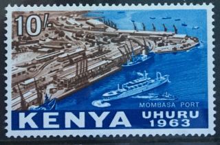 Kenya 1963 Uhuru 10 Shillings Mnh