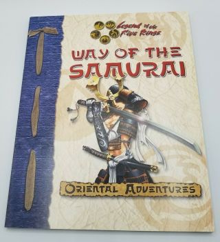 Way Of The Samurai - Oriental Adventures L5r Rpg Legend Of The Five Rings D&d D20