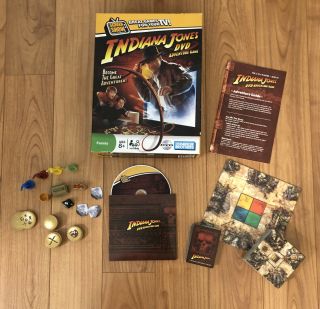 Indiana Jones Dvd Adventure Game By Hasbro - 2008 Edition - 100 Complete