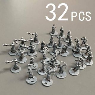 32x Mini Miniature Joan Of Arc Time Of Legends Dnd War Board Game Figures Model