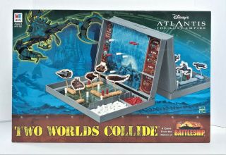 Battleship Disney Atlantis The Lost Empire Two Worlds Collide Board Game Hasbro