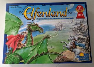 Elfenland Board Game Travel Adventure In A Fantasy Land Rio Grande Games Vg,