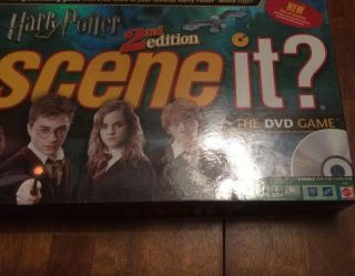 Harry Potter Scene It? 2nd Edition 2007 Dvd Board Game.  100 Complete
