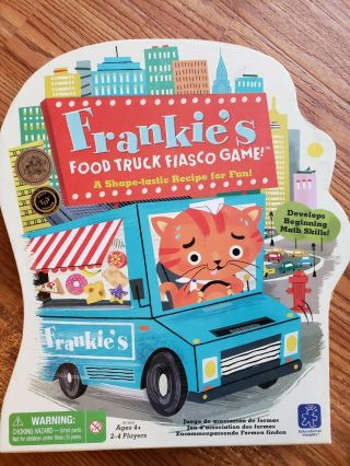 Frankie’s Food Truck Fiasco Game,  A Shape - Tastic Recipe For Fun
