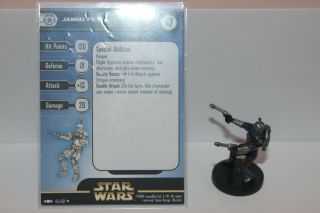 Star Wars Miniatures Jango Fett 45 Clone Strike W/ Card Mini Rpg Legion