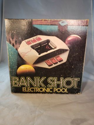 Bank Shot Electronic Pool Parker Brothers Handheld Game