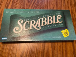 Scrabble Edición En Español Spanish Edition Crossword Board Game Never Played
