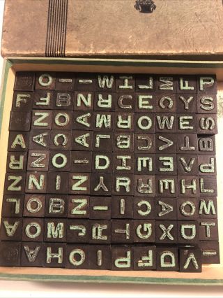 Vintage Anagrams Game ‘Embossed Edition’ - 174 Tiles - Great For Crafts 2