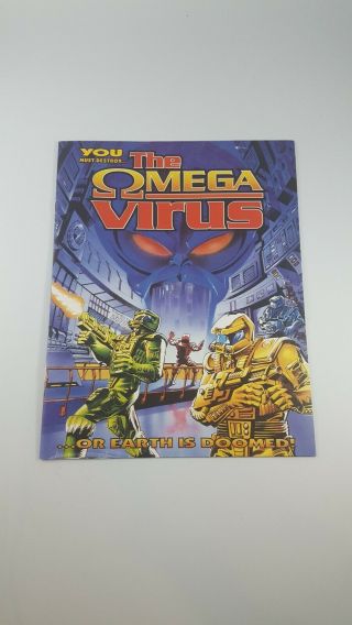 The Omega Virus Board Game Replacement Parts Instructions Directions Only