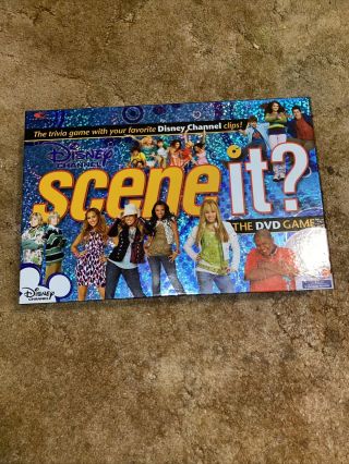 Disney Channel Scene It? Dvd Board Game Complete 100