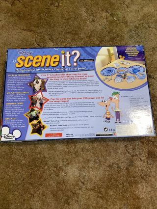 Disney Channel Scene It? DVD Board Game Complete 100 2
