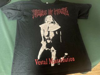 Cradle Of Filth,  Jesus Is A C&nt Concert T Shirt Large