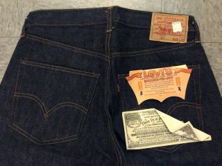 Vtg Big E Red Line Levi’s 501 Shrink To Fit Jeans Nos 32x30 W/ Tags