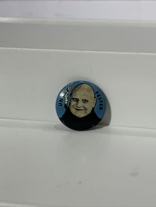 Vintage Addams Family Small Pin Back Button Filmways Tv 1960s Uncle Fester Vhtf
