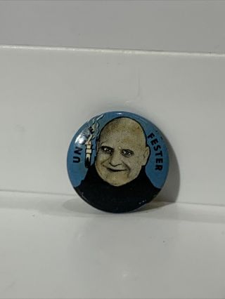 Vintage Addams Family Small Pin Back Button Filmways Tv 1960s Uncle Fester VHTF 2