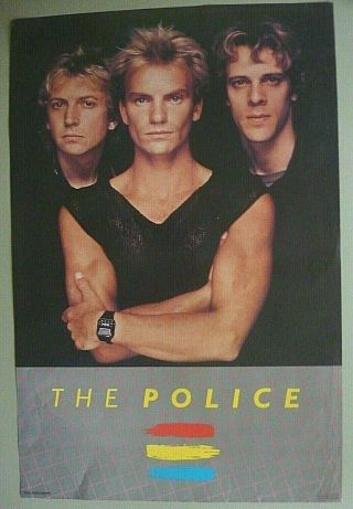 Rare The Police Synchronicity 1983 Vintage Music Promo Poster
