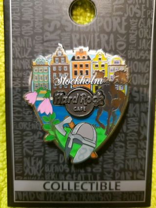 Hard Rock Cafe Stockholm Location 2020 Core City 3d Collage Guitar Pick Pin