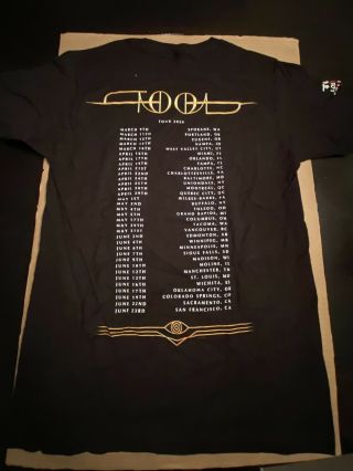 Tool Band BEING 2020 Tour Shirt Size M Cancelled Shows Fear Inoculum Unworn 2
