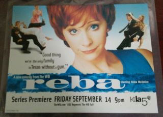 Reba Mcentire Very Rare Reba Tv Show Promo Display From 2001
