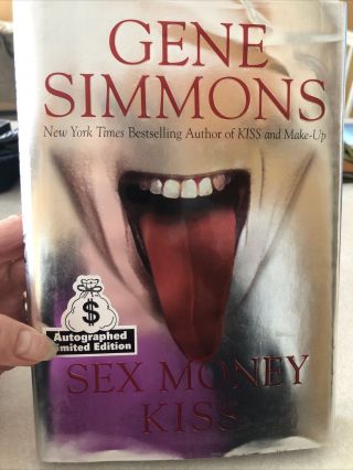 Gene Simmons Sex Money Kiss Autograph Limited Edition Book