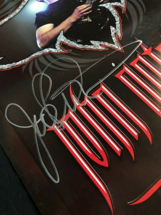 Dream Theater John Petrucci AUTOGRAPHED Ernie Ball Poster - RARE - Signed - Portnoy 2