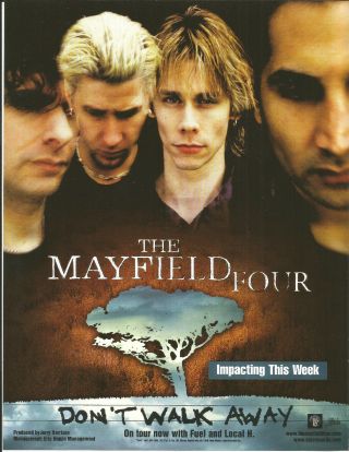 Myles Kennedy Mayfield Four Walk Promo Trade Ad Poster For 1999 Cd Alter Bridge