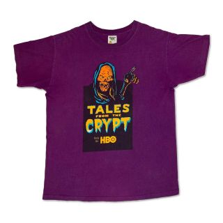 Vintage Tales From The Crypt Tv Show Promo T Shirt Hbo Xl Crypt Keeper Movie