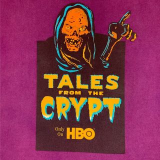 Vintage Tales From The Crypt TV Show Promo T Shirt HBO XL Crypt Keeper Movie 2