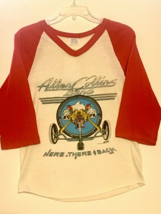 Vintage 1983 Allen Collins Band Tour Concert T - Shirt Long Sleeve - Near