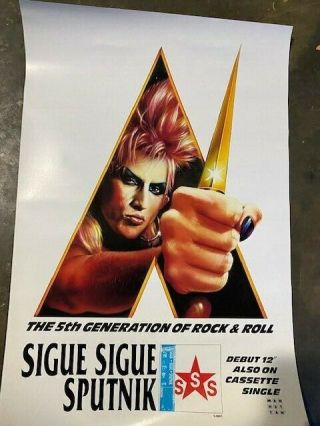 Sigue Sigue Sputnik - The 5th Generation Of Rock & Roll Poster -