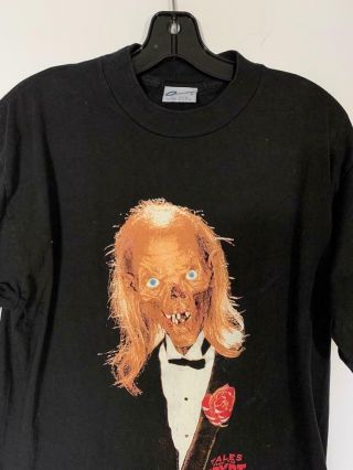 CRAZY VINTAGE 90 ' S TALES FROM THE CRYPT 1994 HORROR MOVIE T SHIRT SIZE LARGE NR 5