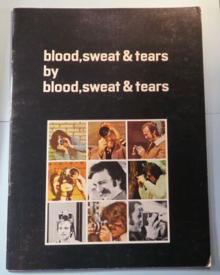 1971 Blood Sweat And Tears Concert Program Tour Book B,  S,  & T
