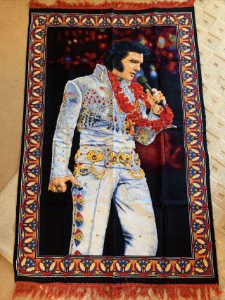 Elvis Presley Memorabilia / Collectable Carpet / Wall Tapestry 145cm X 95cm 2