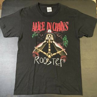 Vintage Alice In Chains Rooster Shirt L 1993 90s Grunge Punk Rock Music Band