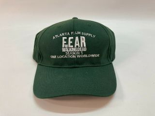 Fear The Walking Dead Season 5 Cast & Crew Adjustable Green Cap Hat