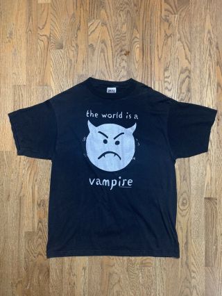 Vintage Smashing Pumpkins 1996 Infinite Sadness Tour World Is A Vampire Size Xl