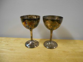 Supernatural Tv Series Prop - Vintage 5 " Ep Brass Wine Goblets