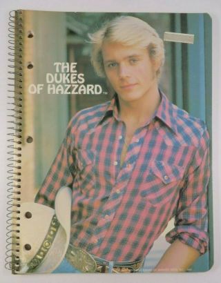 Vintage 1981 Dukes Of Hazzard Spiral School Notebook Bo Duke Style 3